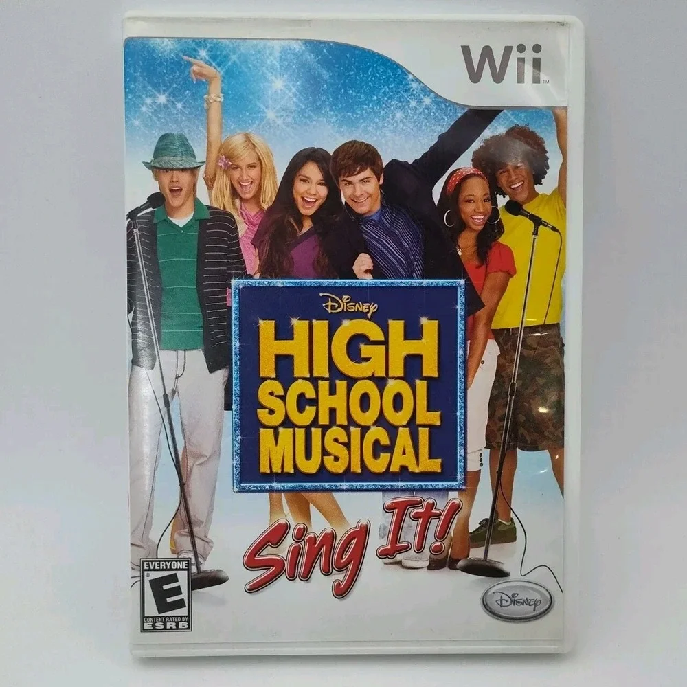 Wii High School Musical Sing It Nintendo Disney Video Game SEE PICS BB15.1GA868